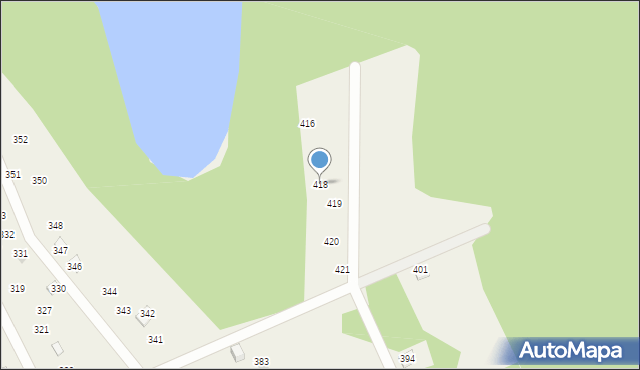 Bogaczewo, Bogaczewo, 418, mapa Bogaczewo