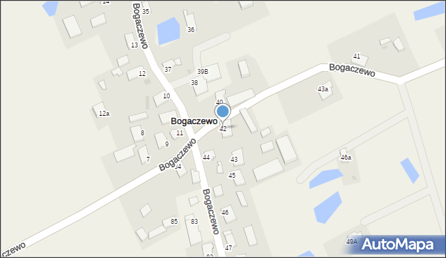 Bogaczewo, Bogaczewo, 42, mapa Bogaczewo