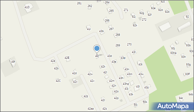 Bogaczewo, Bogaczewo, 42j, mapa Bogaczewo