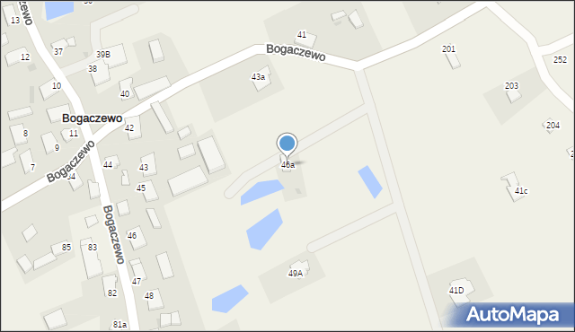 Bogaczewo, Bogaczewo, 46a, mapa Bogaczewo