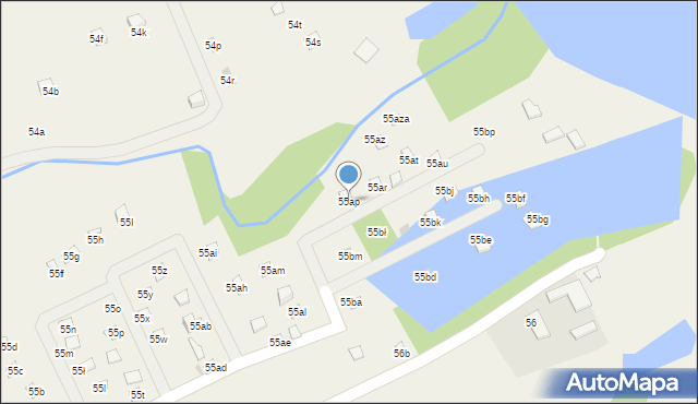 Bogaczewo, Bogaczewo, 55ap, mapa Bogaczewo