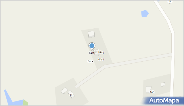Bogaczewo, Bogaczewo, 64cf, mapa Bogaczewo