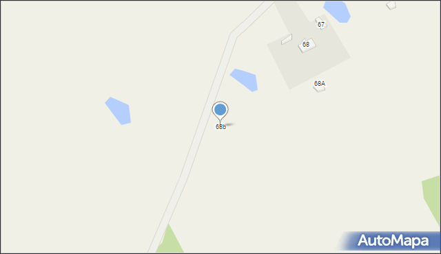 Bogaczewo, Bogaczewo, 68b, mapa Bogaczewo