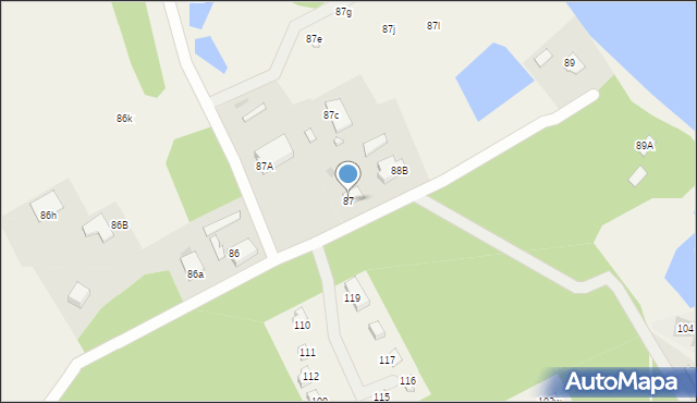 Bogaczewo, Bogaczewo, 87, mapa Bogaczewo