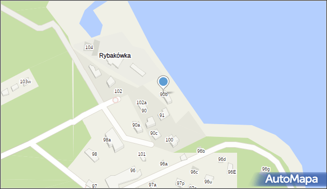 Bogaczewo, Bogaczewo, 90b, mapa Bogaczewo