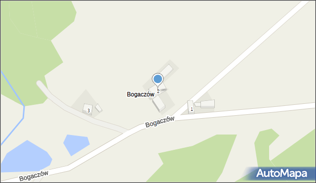 Bogaczów, Bogaczów, 2, mapa Bogaczów