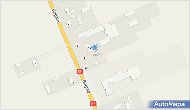 Bogate, Bogate, 10A, mapa Bogate