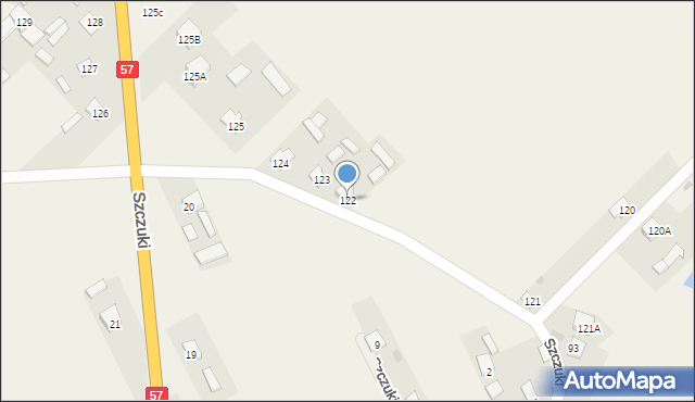 Bogate, Bogate, 122, mapa Bogate