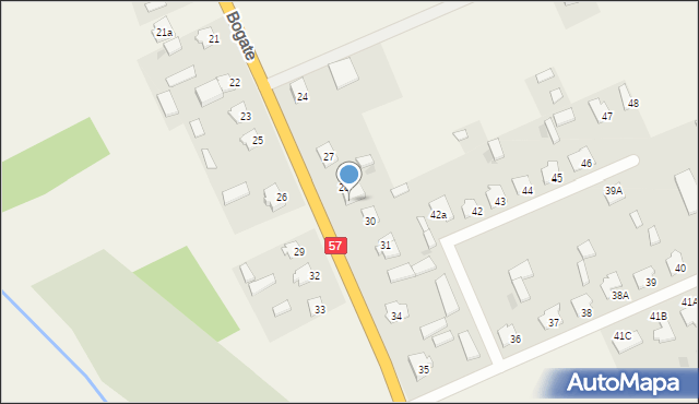Bogate, Bogate, 28A, mapa Bogate