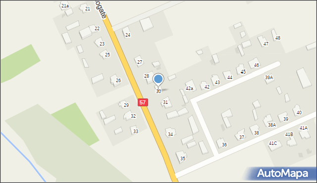 Bogate, Bogate, 30, mapa Bogate