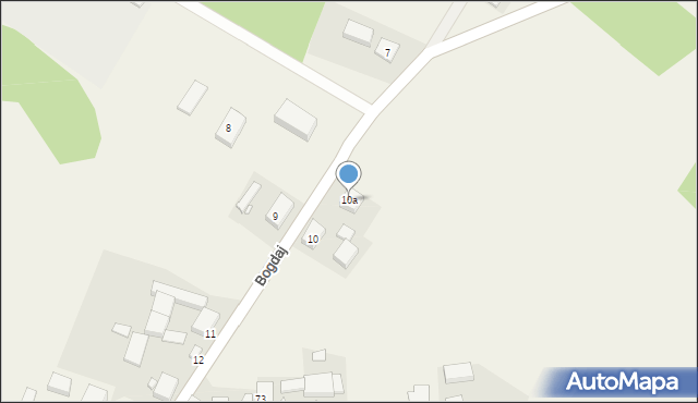 Bogdaj, Bogdaj, 10a, mapa Bogdaj