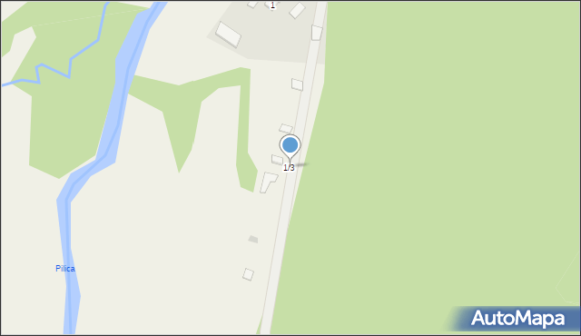 Bógdał, Bógdał, 1/3, mapa Bógdał