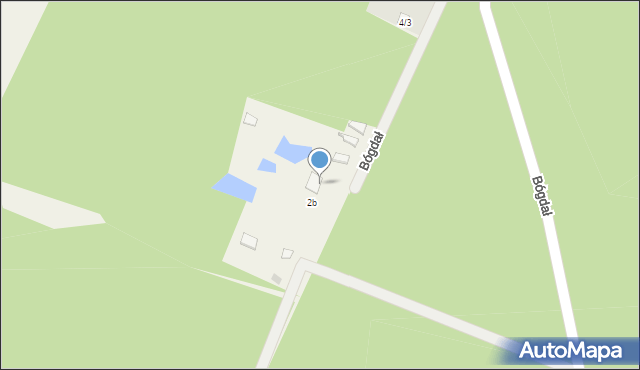 Bógdał, Bógdał, 2a, mapa Bógdał
