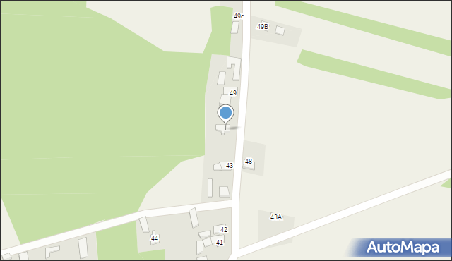 Bógdał, Bógdał, 48a, mapa Bógdał