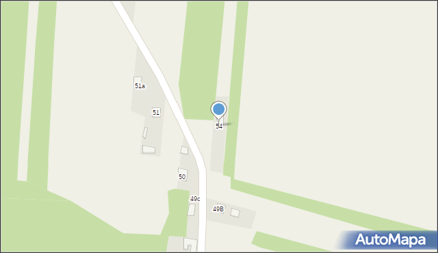 Bógdał, Bógdał, 54, mapa Bógdał
