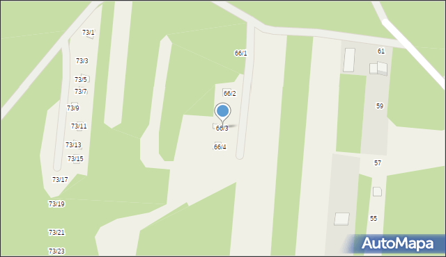 Bógdał, Bógdał, 66/3, mapa Bógdał