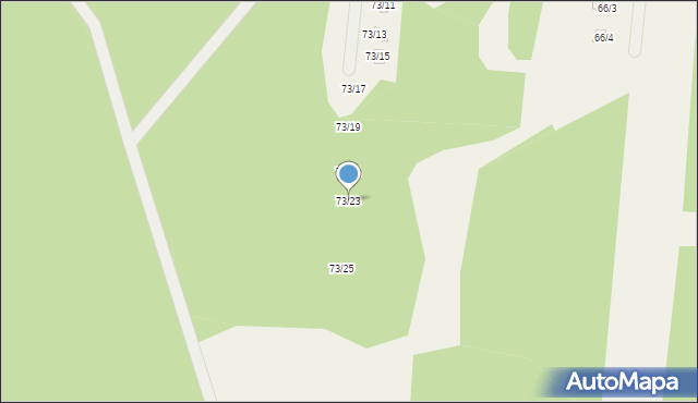 Bógdał, Bógdał, 73/23, mapa Bógdał