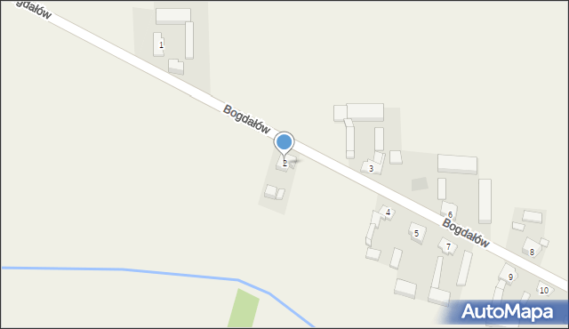 Bogdałów, Bogdałów, 2, mapa Bogdałów