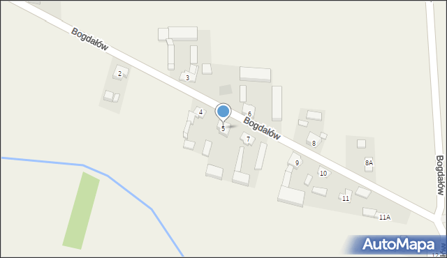 Bogdałów, Bogdałów, 5, mapa Bogdałów