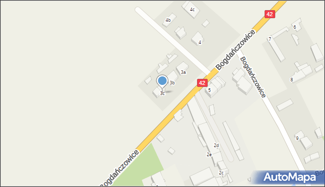 Bogdańczowice, Bogdańczowice, 3c, mapa Bogdańczowice
