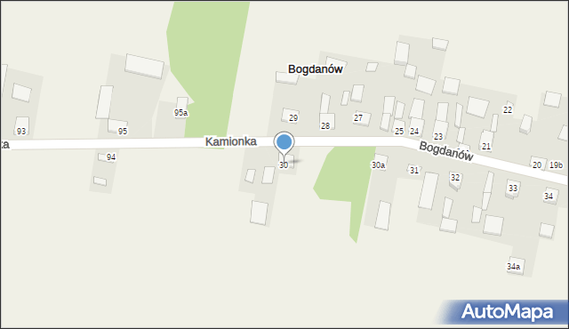 Bogdanów, Bogdanów, 30, mapa Bogdanów