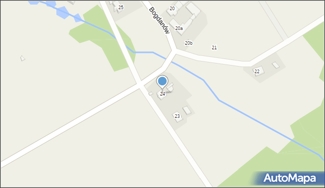 Bogdanów, Bogdanów, 24, mapa Bogdanów