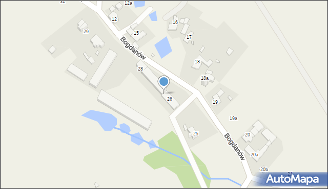 Bogdanów, Bogdanów, 27, mapa Bogdanów
