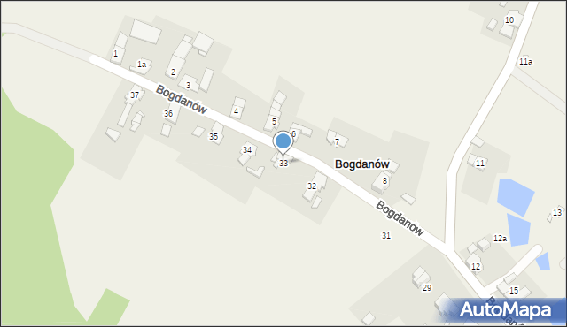 Bogdanów, Bogdanów, 33, mapa Bogdanów