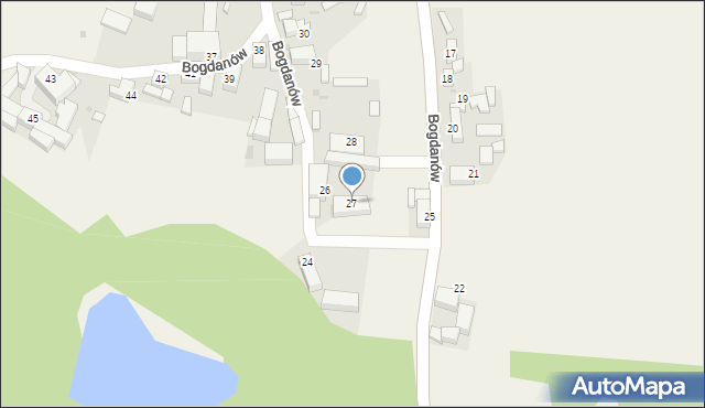 Bogdanów, Bogdanów, 27, mapa Bogdanów