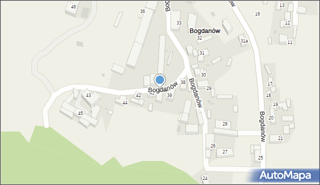 Bogdanów, Bogdanów, 40, mapa Bogdanów