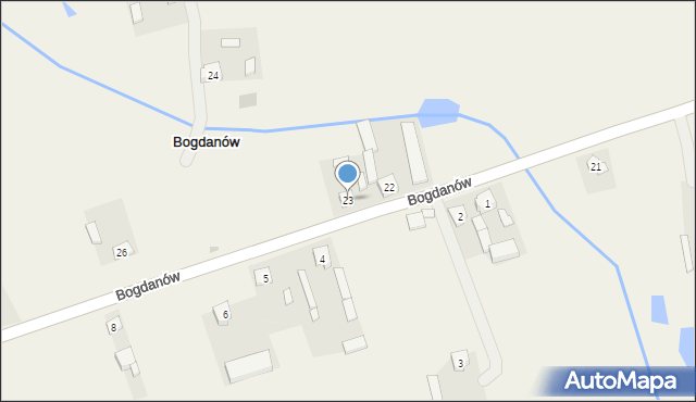 Bogdanów, Bogdanów, 23, mapa Bogdanów