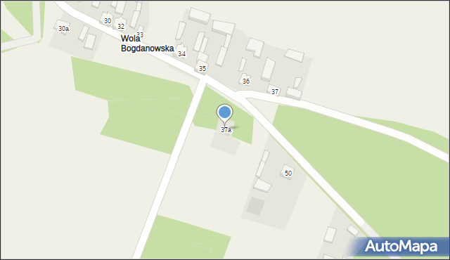 Bogdanów-Kolonia, Bogdanów-Kolonia, 37a, mapa Bogdanów-Kolonia