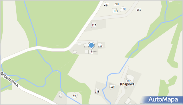 Bogdanówka, Bogdanówka, 1, mapa Bogdanówka