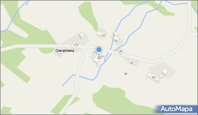 Bogdanówka, Bogdanówka, 181, mapa Bogdanówka