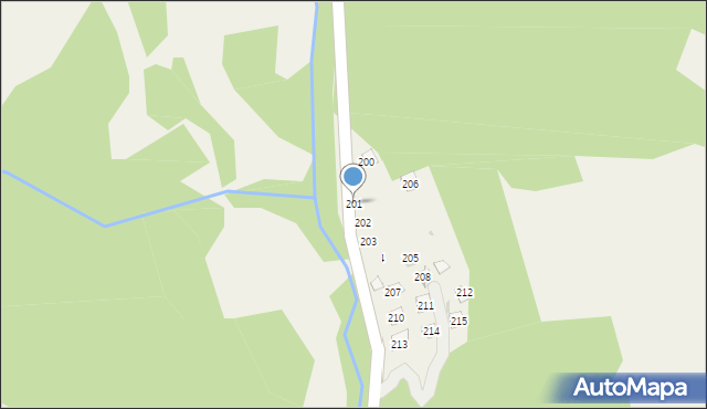 Bogdanówka, Bogdanówka, 201, mapa Bogdanówka