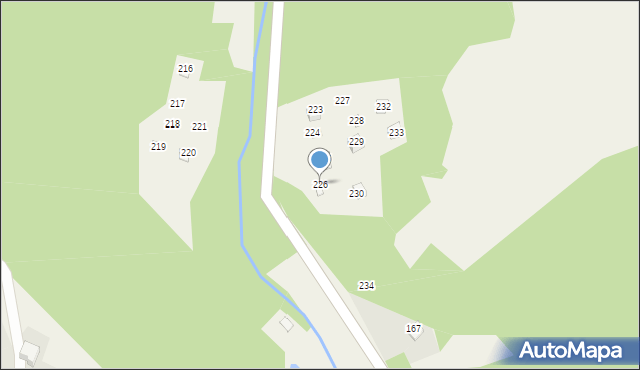 Bogdanówka, Bogdanówka, 226, mapa Bogdanówka