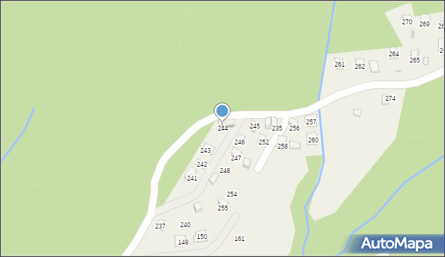 Bogdanówka, Bogdanówka, 244, mapa Bogdanówka