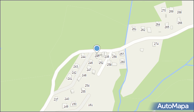 Bogdanówka, Bogdanówka, 245, mapa Bogdanówka