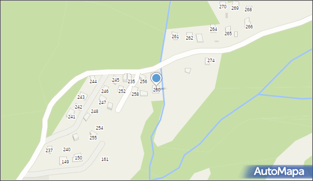 Bogdanówka, Bogdanówka, 260, mapa Bogdanówka