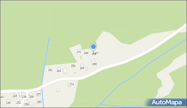 Bogdanówka, Bogdanówka, 268, mapa Bogdanówka