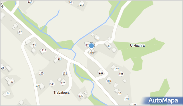 Bogdanówka, Bogdanówka, 280, mapa Bogdanówka