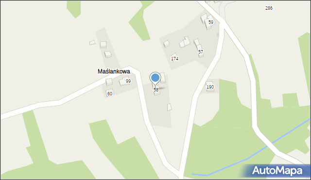 Bogdanówka, Bogdanówka, 58, mapa Bogdanówka
