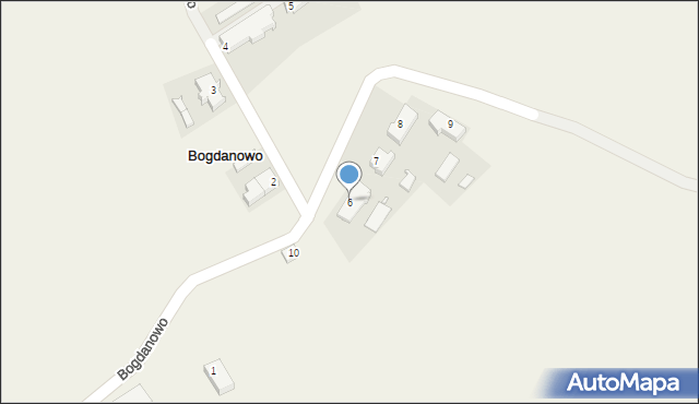 Bogdanowo, Bogdanowo, 6, mapa Bogdanowo