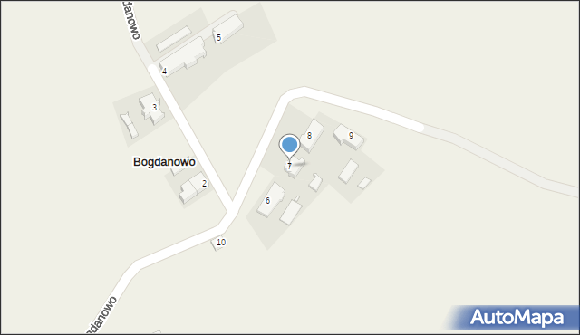 Bogdanowo, Bogdanowo, 7, mapa Bogdanowo