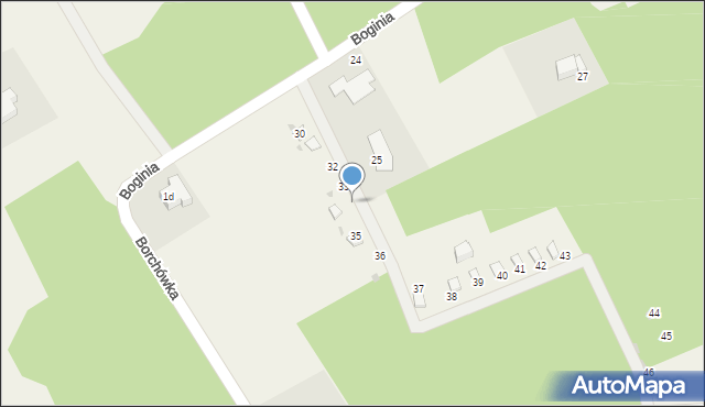 Boginia, Boginia, 34, mapa Boginia