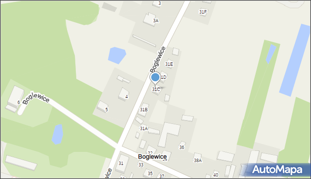 Boglewice, Boglewice, 31C, mapa Boglewice