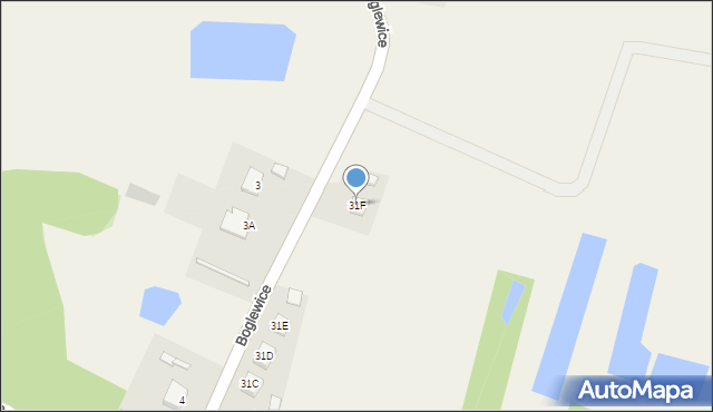 Boglewice, Boglewice, 31F, mapa Boglewice