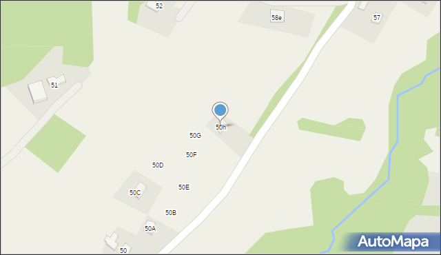 Bogoniowice, Bogoniowice, 50h, mapa Bogoniowice