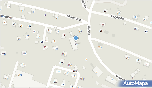 Boguchwała, Boczna Techniczna, 5A, mapa Boguchwała