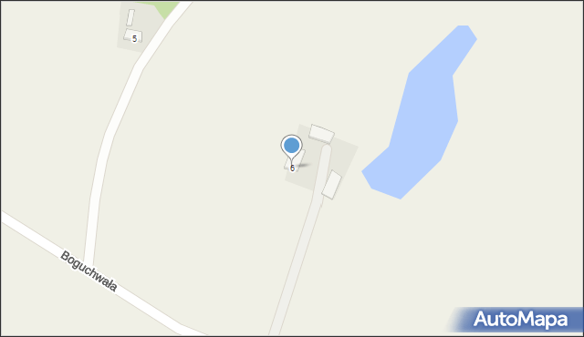 Boguchwała, Boguchwała, 6, mapa Boguchwała